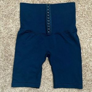 Shein High Waist Hook & Eye Biker Shorts